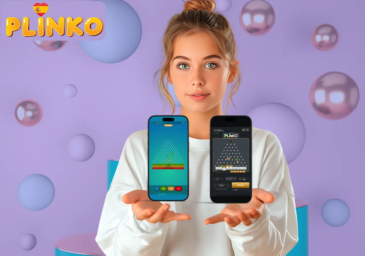 Los jugadores pueden elegir entre la demo gratuita de Plinko o el juego completo con dinero real.